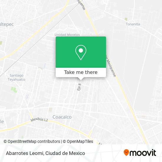 Abarrotes Leomi map