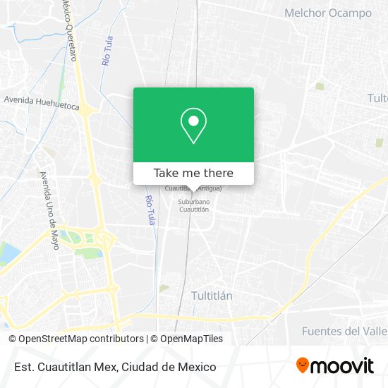 Est. Cuautitlan Mex map