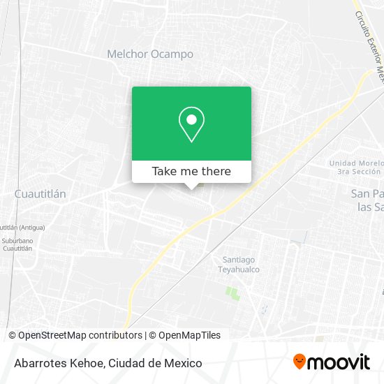 Abarrotes Kehoe map