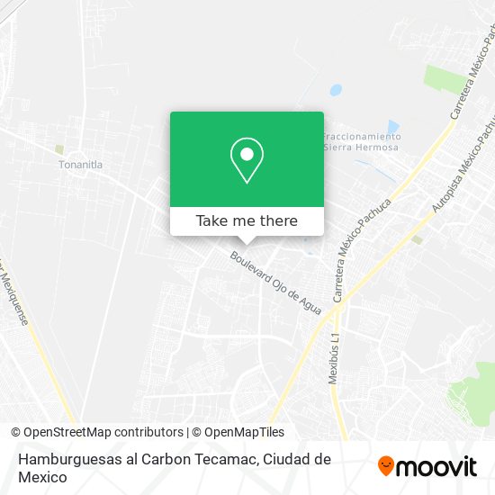 Hamburguesas al Carbon Tecamac map