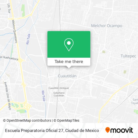 Escuela Preparatoria Oficial 27 map