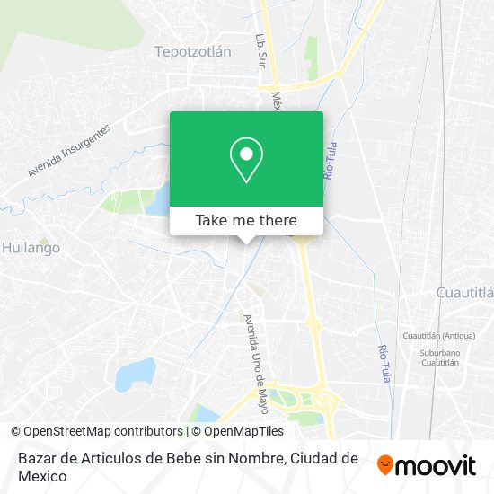 Mapa de Bazar de Articulos de Bebe sin Nombre