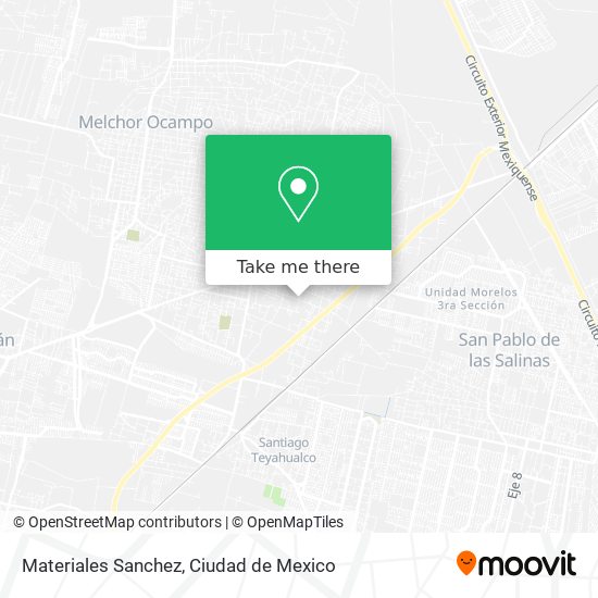 Materiales Sanchez map