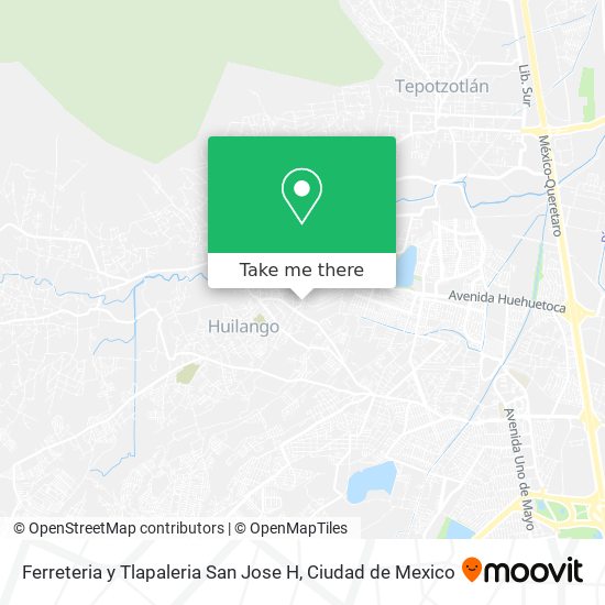 Ferreteria y Tlapaleria San Jose H map