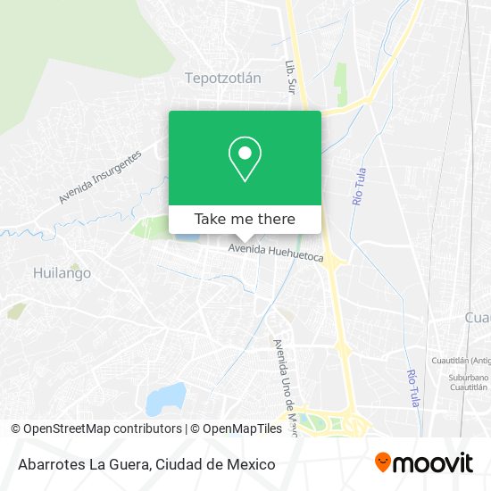 Mapa de Abarrotes La Guera