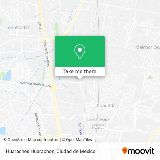 Huaraches Huarachon map