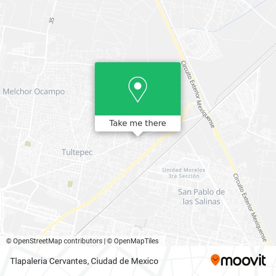 Tlapaleria Cervantes map
