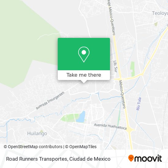 Road Runners Transportes map