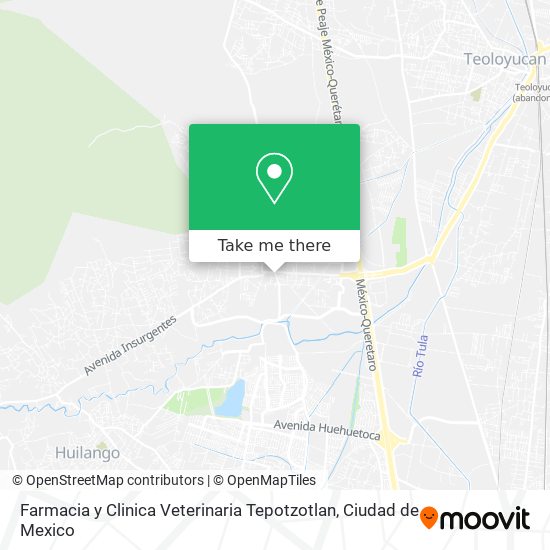 Farmacia y Clinica Veterinaria Tepotzotlan map