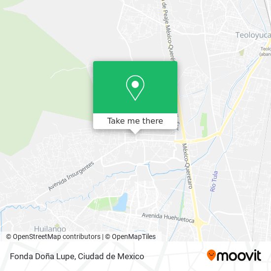 Fonda Doña Lupe map