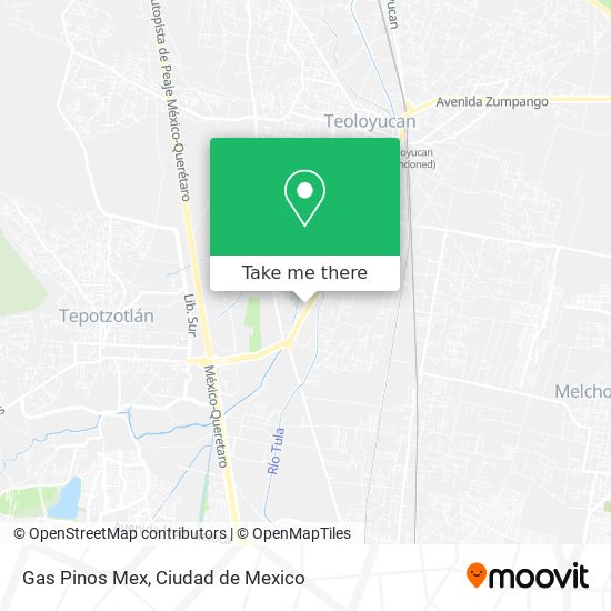 Mapa de Gas Pinos Mex