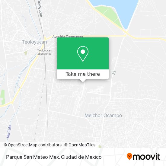 Parque San Mateo Mex map