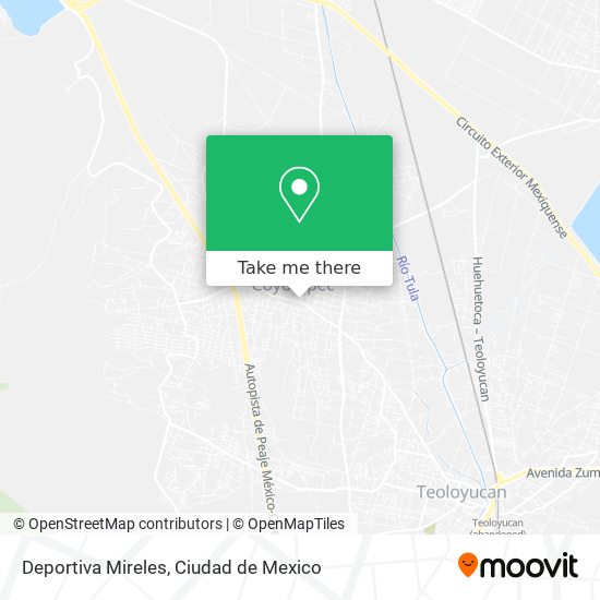 Mapa de Deportiva Mireles