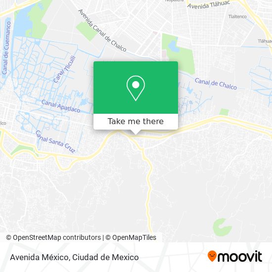 Mapa de Avenida México