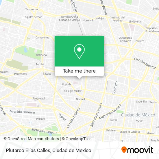 Plutarco Elías Calles map
