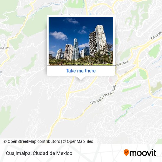 Cuajimalpa map