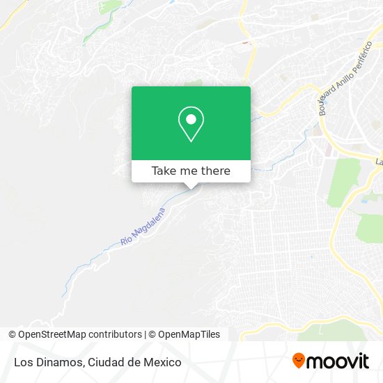 Los Dinamos map