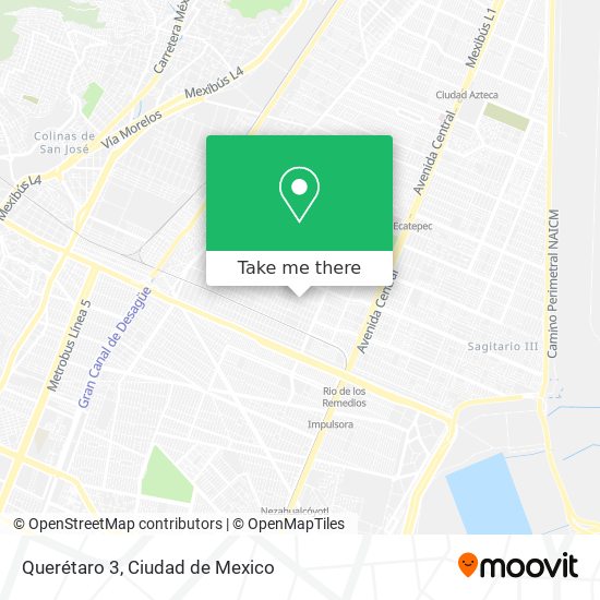 Querétaro 3 map