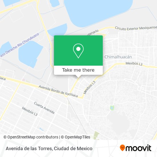 Mapa de Avenida de las Torres