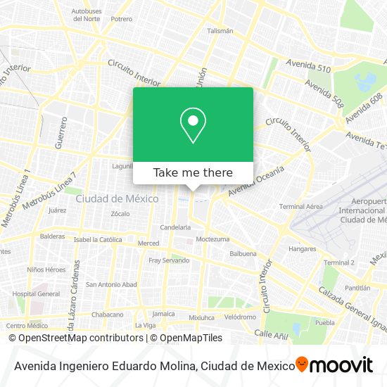 Avenida Ingeniero Eduardo Molina map