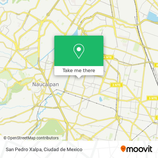 San Pedro Xalpa map