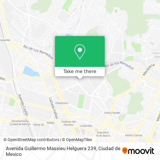 Avenida Guillermo Massieu Helguera 239 map