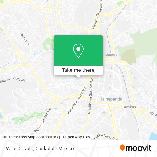 How to get to Valle Dorado in Cuautitlán Izcalli by Bus or Train?