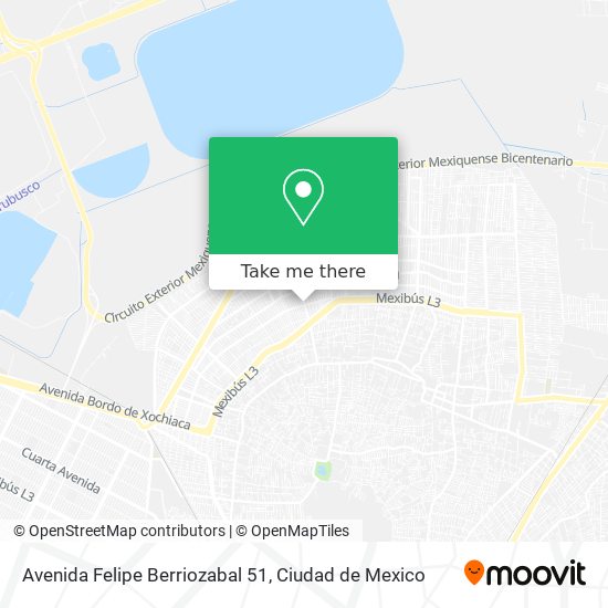 Avenida Felipe Berriozabal 51 map