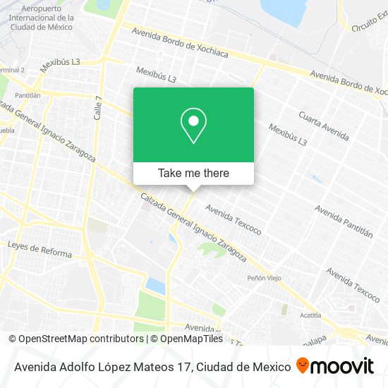 Avenida Adolfo López Mateos 17 map