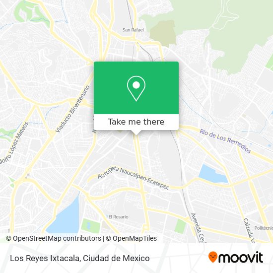 Mapa de Los Reyes Ixtacala