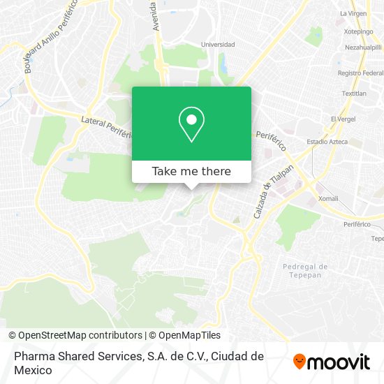 Pharma Shared Services, S.A. de C.V. map
