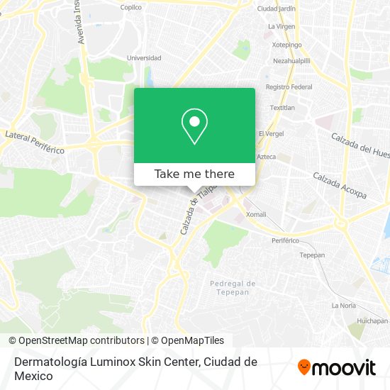 Dermatología Luminox Skin Center map