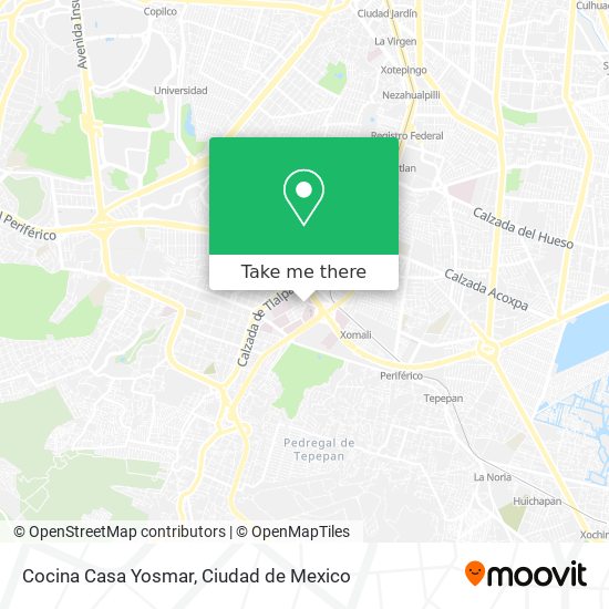 Cocina Casa Yosmar map