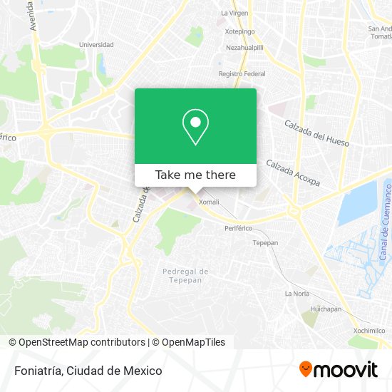 Mapa de Foniatría