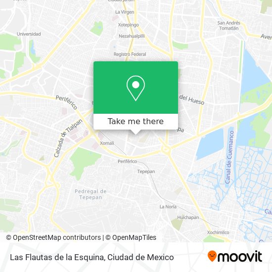 Las Flautas de la Esquina map