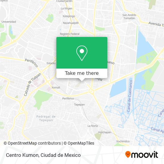 Mapa de Centro Kumon