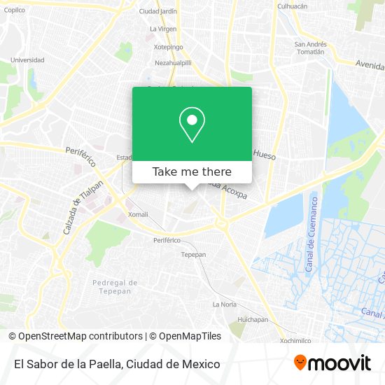 El Sabor de la Paella map