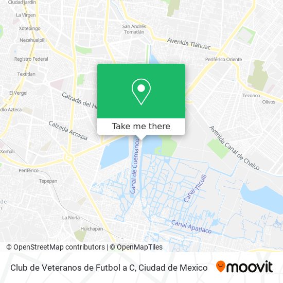 Mapa de Club de Veteranos de Futbol a C