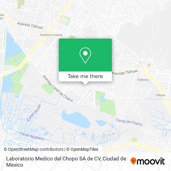 Laboratorio Medico del Chopo SA de CV map