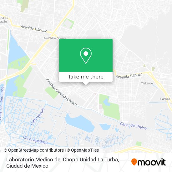 Laboratorio Medico del Chopo Unidad La Turba map