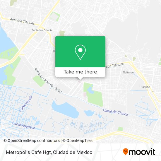 Mapa de Metropolis Cafe Hgt
