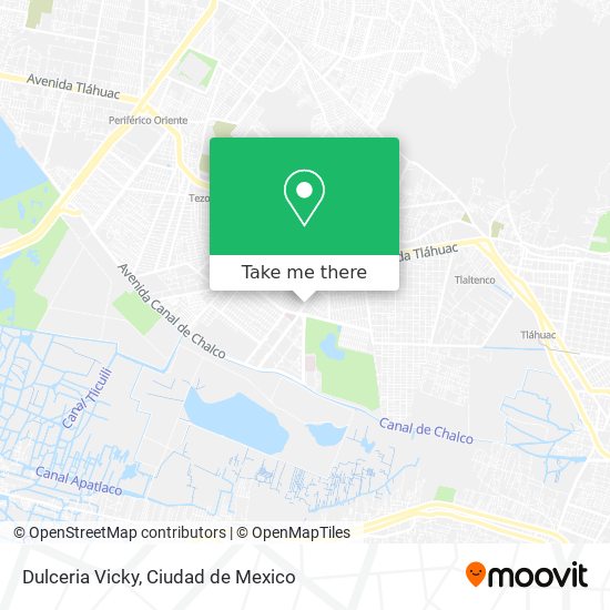 Mapa de Dulceria Vicky