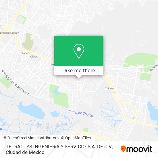 TETRACTYS INGENIERíA Y SERVICIO, S.A. DE C.V. map