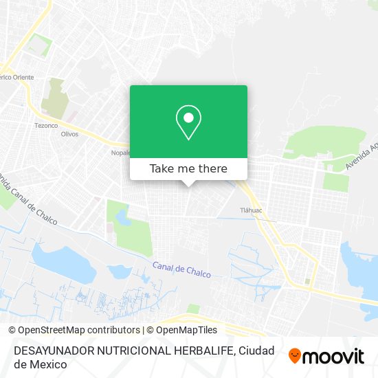 DESAYUNADOR NUTRICIONAL HERBALIFE map