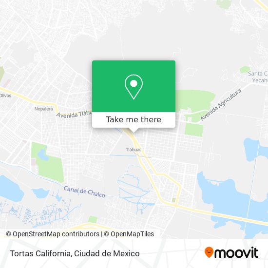 Mapa de Tortas California