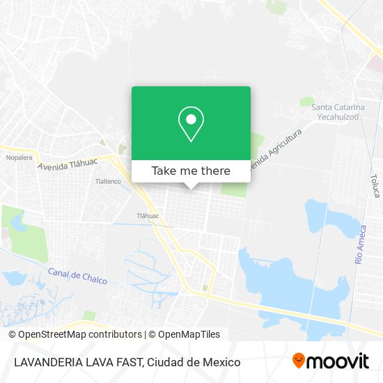Mapa de LAVANDERIA LAVA FAST