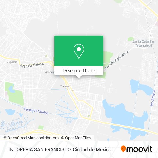 TINTORERIA SAN FRANCISCO map