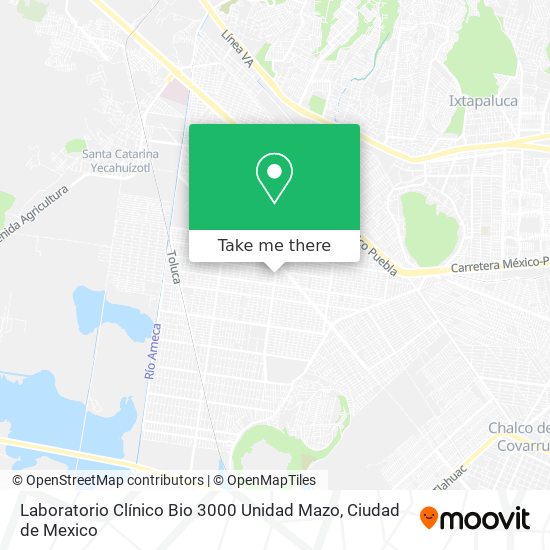 Laboratorio Clínico Bio 3000 Unidad Mazo map