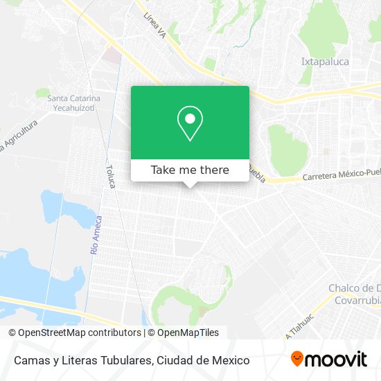 Camas y Literas Tubulares map