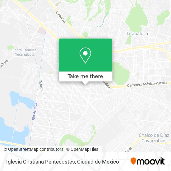 Mapa de Iglesia Cristiana Pentecostés